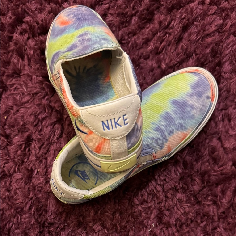 Nike Sneakers Fluorescent Tie Dye Design